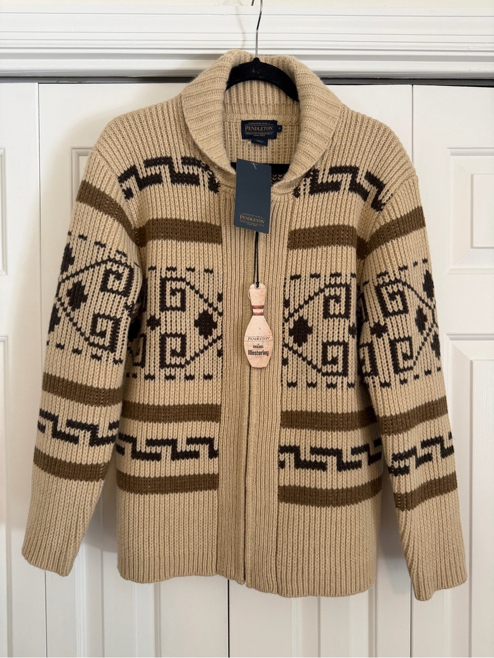 NWT Pendleton The Original Westerly Big Lebowski Sweater, Men’s Small (READ)